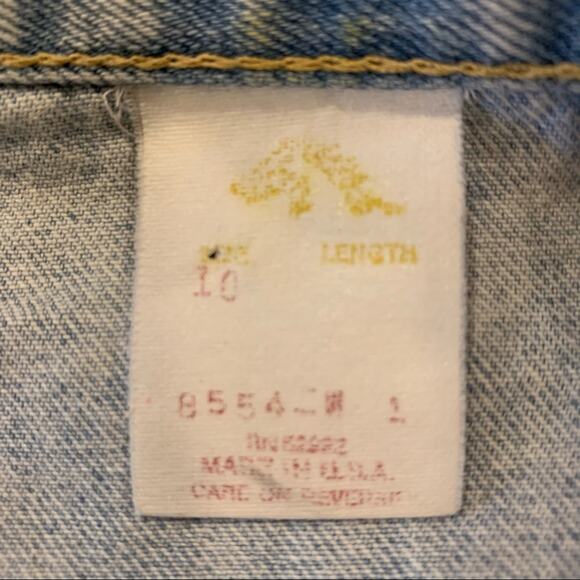 Vintage 80s 90s Jordache Pleated High Waist Acid Wash Mom Jean Shorts Jorts 10 - Picture 5 of 6